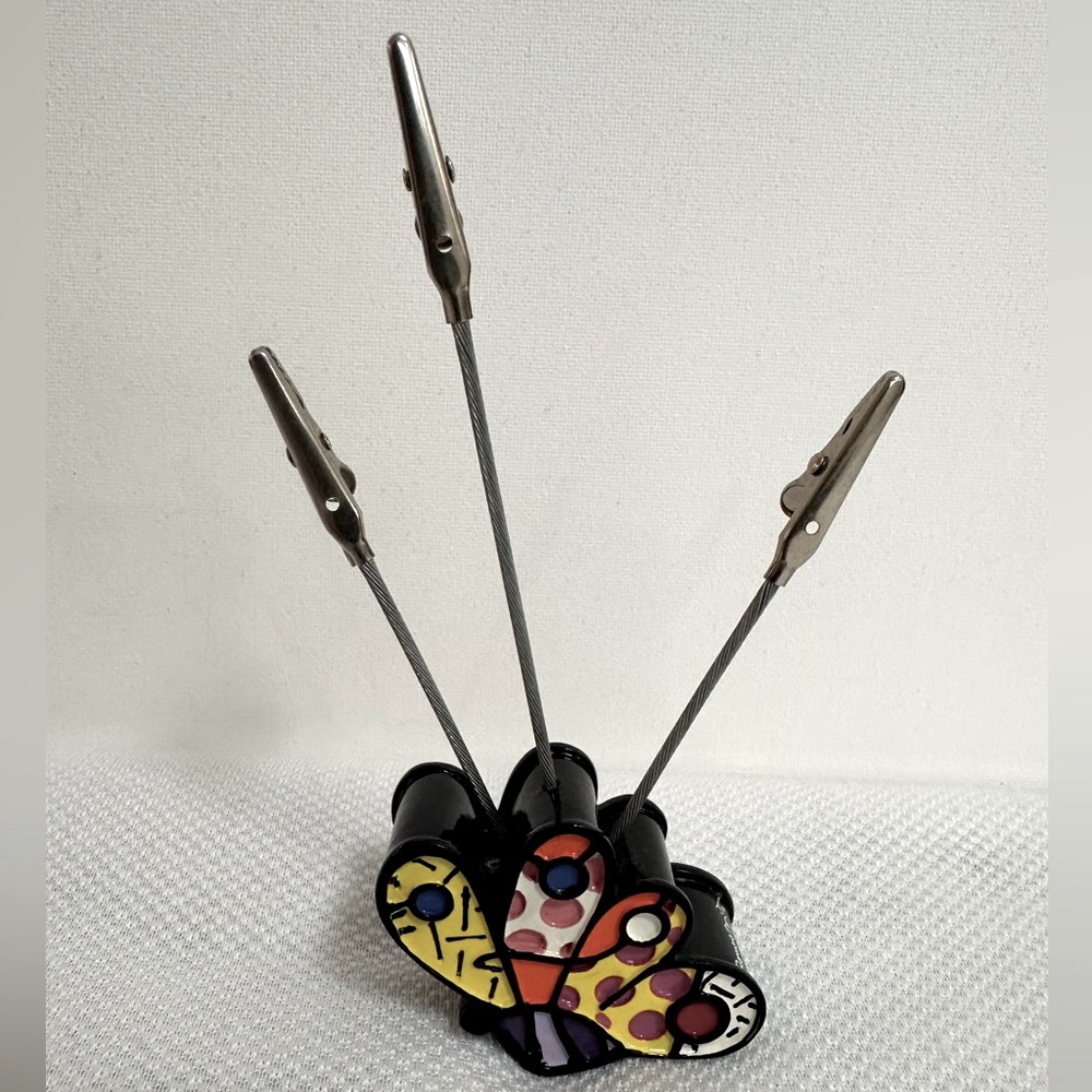 VTG🦋Romero Brito Butterfly Card Holder🌠